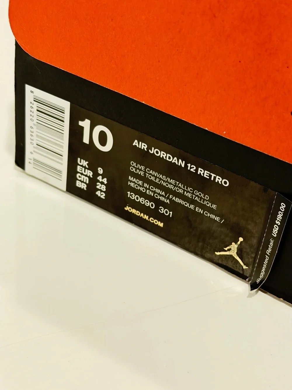 Jordan 12 Retro ‘Chris Paul Class Of 2003’ Size 10M- With Box -